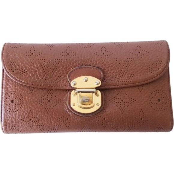 Louis Vuitton Handbags - 414149F V Louis Vuitton Wallet Long Amelia Brown Leather